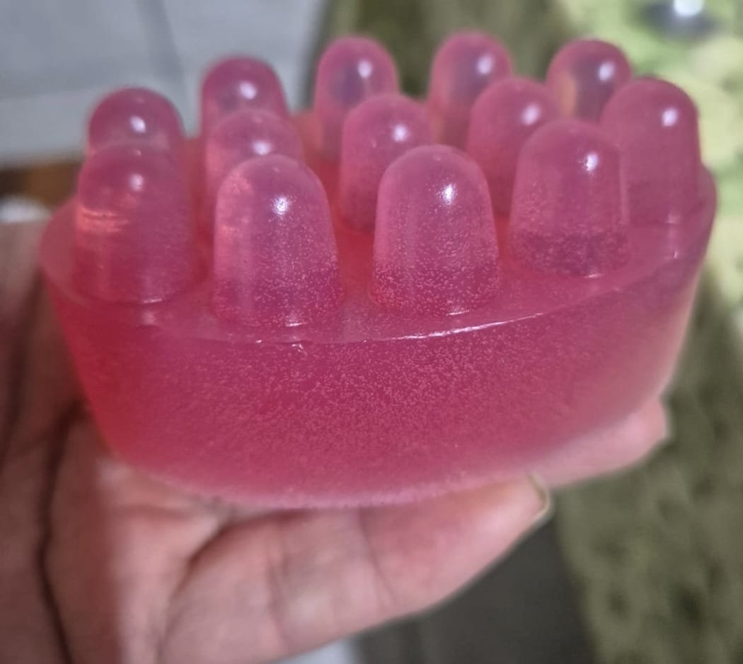 Sabonete Artesanal Morango com Champanhe - Imagem 3