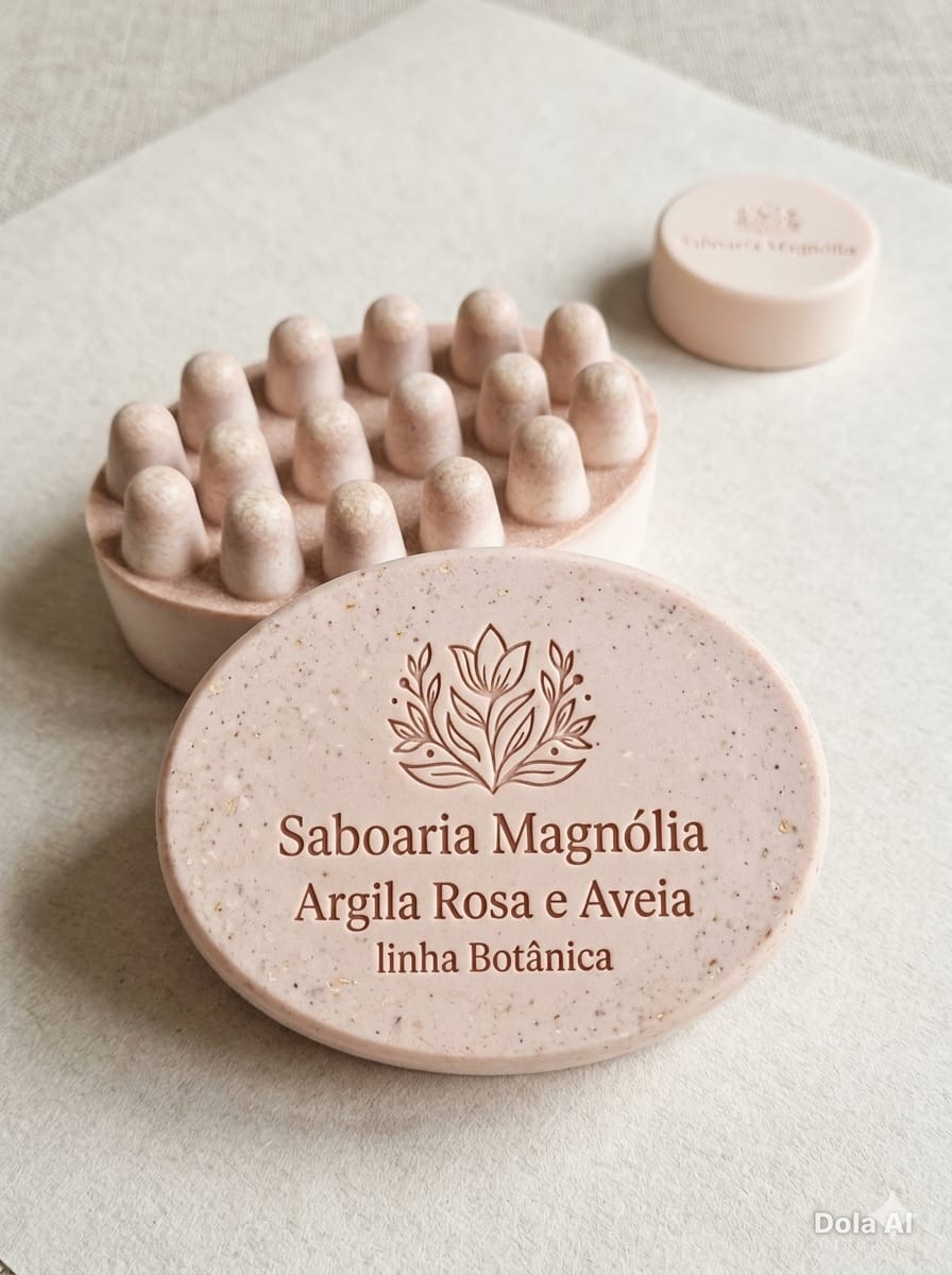 Sabonete de Argila Rosa & Aveia