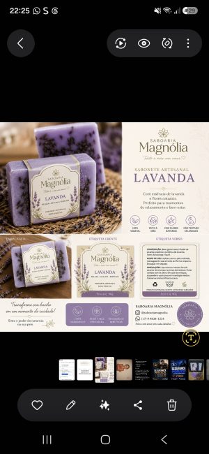 Sabonete Artesanal Lavanda