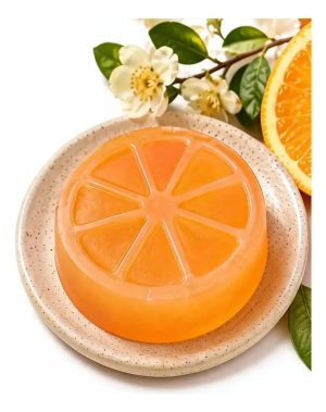 Sabonete artesanal Laranja Doce & Chá Branco