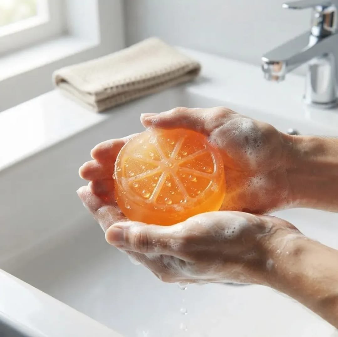 Sabonete artesanal Laranja Doce & Chá Branco - Imagem 2