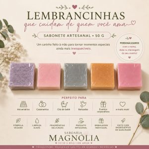Lembrancinha Personalizada - Sabonete de Morango com Champanhe